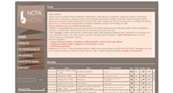 Desktop Screenshot of notanota.com
